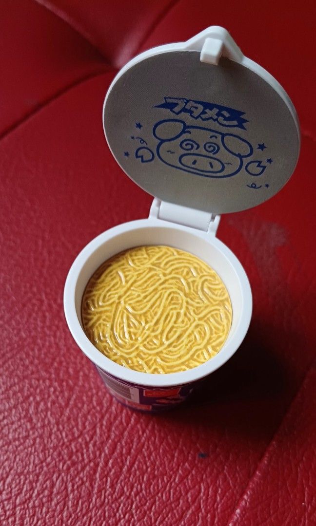 Instant Noodle Gashapon (Category: Designer & Blind Box Toys) located in Manila. Submitted by kahlen36985 (Listing ID 1347912554, Image 2). Description: Authentic from japan! I don't have the original gacha ball but I have extras from other gachas if you'd like to receive it in a ball..