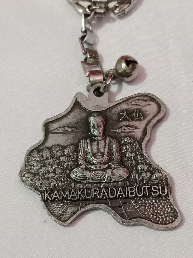 KAMAKURA DAIBUTSU metal keycahin (Category: Vintage Collectibles) located in Tabaco. Submitted by fritznicoleshoppe (Listing ID 1347865832, Image 1). Description: KAMAKURA DAIBUTSU metal keychain / souvenir solid heavy non magnetic metal..