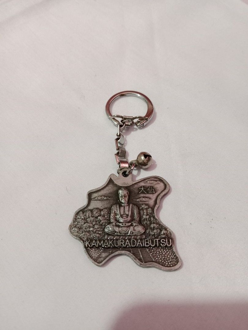KAMAKURA DAIBUTSU metal keycahin (Category: Vintage Collectibles) located in Tabaco. Submitted by fritznicoleshoppe (Listing ID 1347865832, Image 2). Description: KAMAKURA DAIBUTSU metal keychain / souvenir solid heavy non magnetic metal..