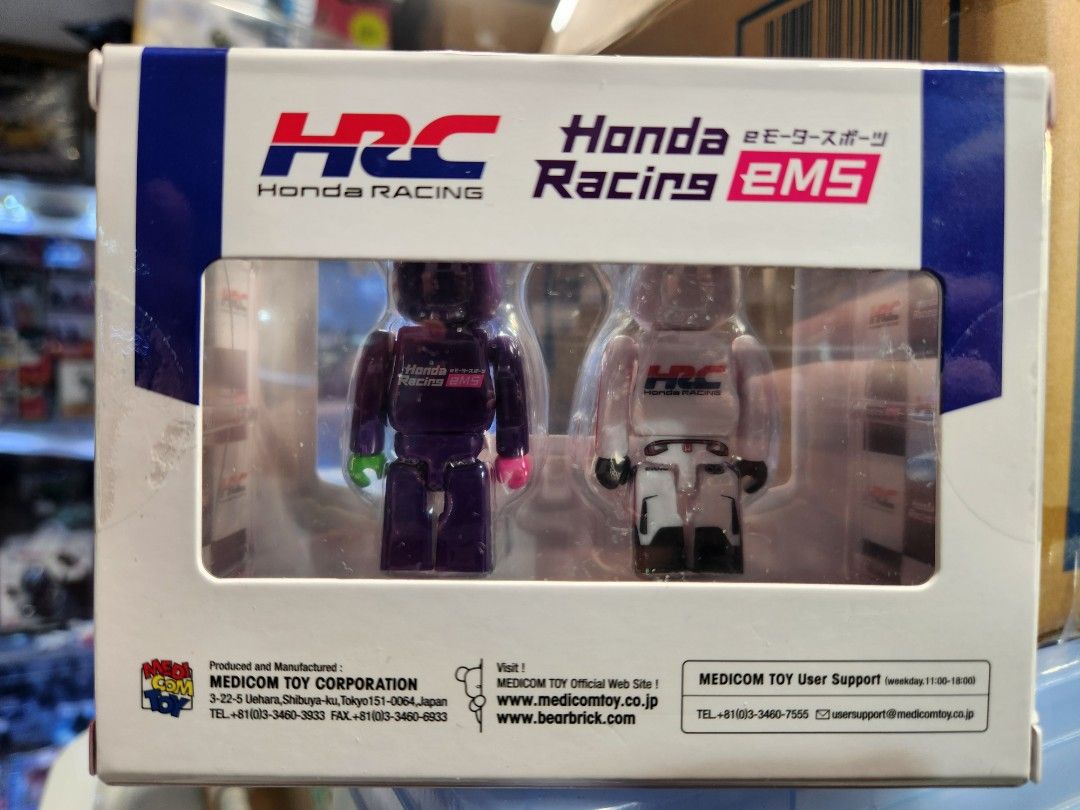 Medicom toy bearbrick be@rbrick HRC HONDA RACING CIVIC TYPE
