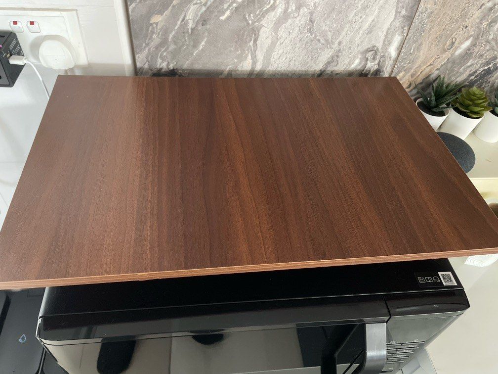 Microwave Table (Category: Food Organisation & Storage) located in Singapore. Submitted by tlidd (Listing ID 1347873006, Image 2). Description: Like new. Good for additional storage area if you wanna put things on top of your microwave. Cash and carry.