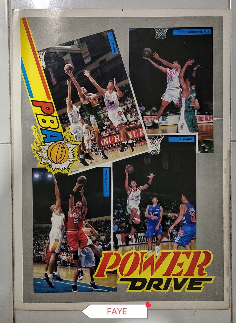 PBA POSTER (Category: Vintage Collectibles) located in Paranaque City. Submitted by marcusandrei0424 (Listing ID 1347978499, Image 3). Description: 90s PBA POSTER 400 EACH LOCATION LAS PIÑAS.