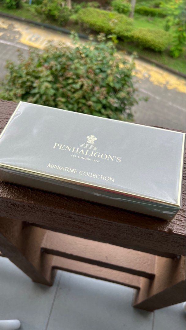 PENHALIGON. mens miniature perfume 5 piece set (Category: Fragrance & Deodorants) located in Caloocan City. Submitted by decluttermemore (Listing ID 1347882134, Image 2). Description: 100% authentic! purchased from dutyfree airport Doha Penhaligons 5 top mens fragrance in ready to go bottles! still sealed ! RFS: selling because I have two of these already and my husband doesnt need the other one:). eau de parfum 2 pcs eau de toilette 2 pcs eau de