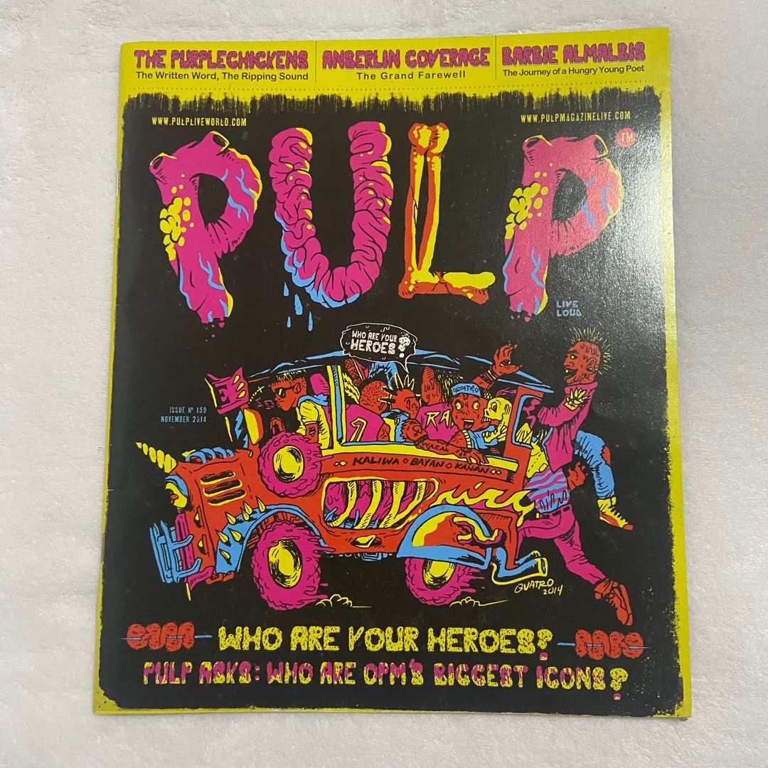 PULP Magazine issue 159 November 2014 (Category: Magazines) located in Binan City. Submitted by prinsesaian (Listing ID 1348019953, Image 1). Description: .
