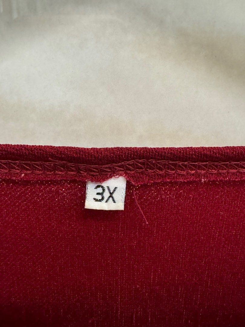 Red Flared Sleeves Plus Size Dress (Category: Dresses) located in Manila. Submitted by declutterwithme08 (Listing ID 1347973405, Image 2). Description: - 3XL on tag - nice thick fabric Helping Tags: Zara Mango Forever 21 H&M Uniqlo Bershka Stradivarius COS Harlan and Holden Urban Revivo Dorothy Perkins .