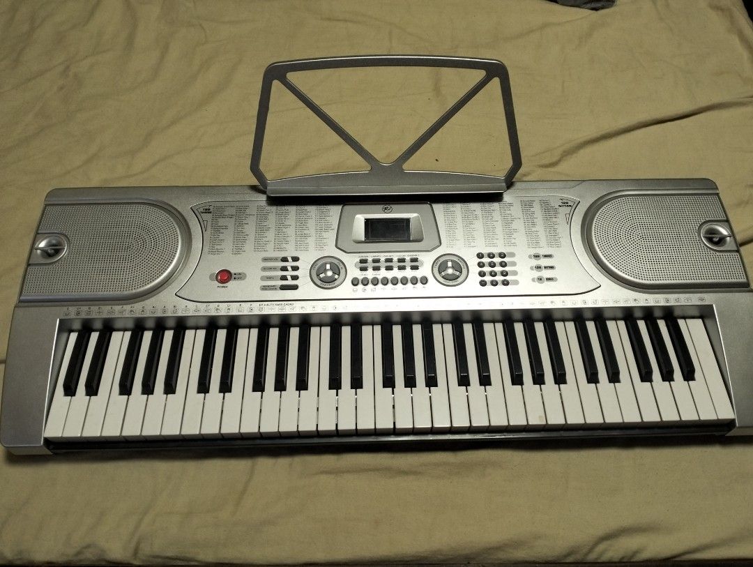 RJ PIANO - TONEMASTER KEYBOARD (Silver) (Category: Musical Instruments) located in Manila. Submitted by her_itemsph (Listing ID 1347937889, Image 1). Description: Hello, I'll be selling my old piano for decluttering purposes. Condition: Likely Used (no damages, still functional, has no electrical problems whatsoever) Original: Bought this at their official store at SM Color: Silver Others: Comes with an adapter Payment should be made via G-cash (