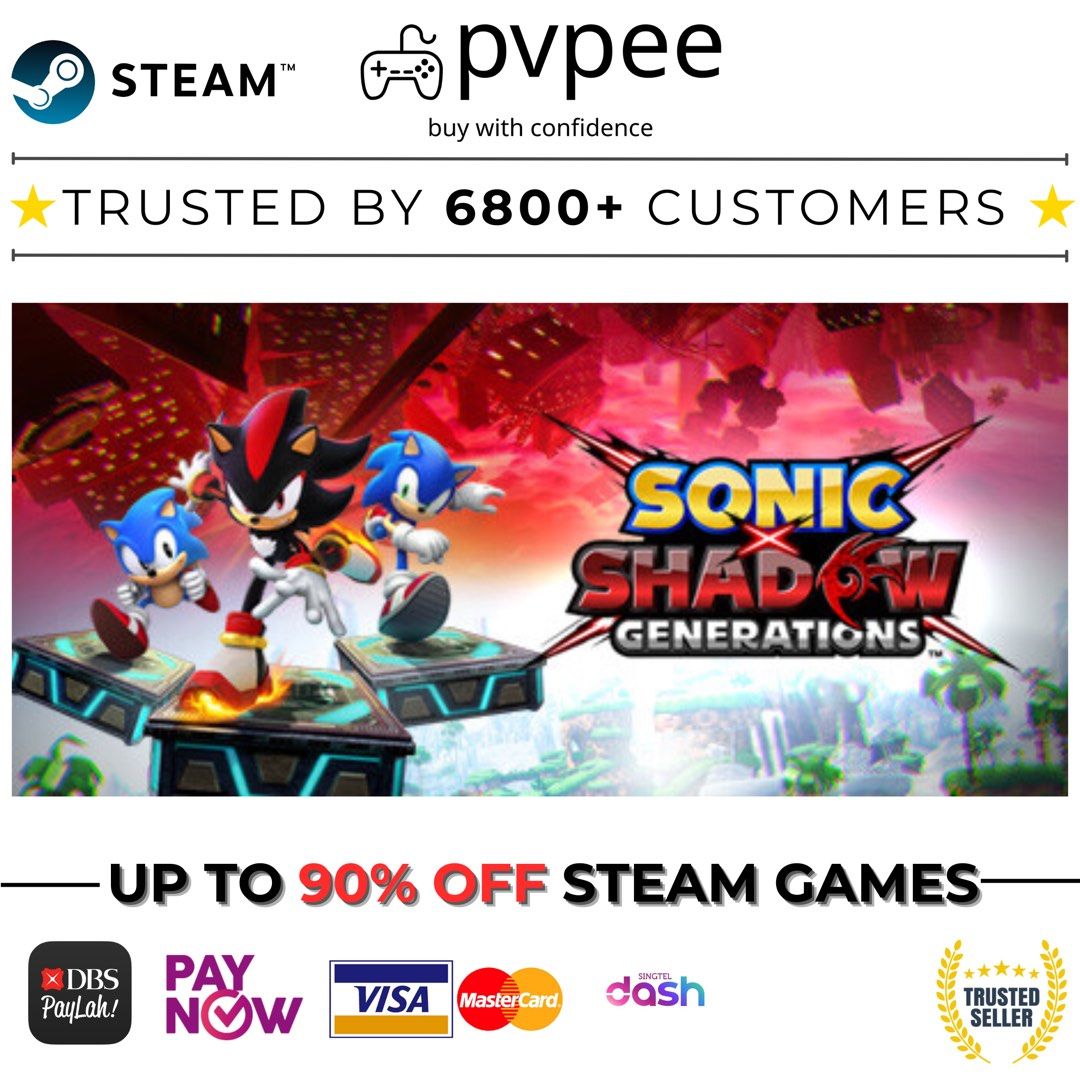 SONIC X SHADOW GENERATIONS [Steam Games], Video Gaming, Video Games ...