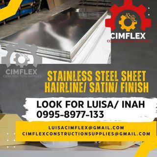 stainless steel sheet hairline/ satin/ finish