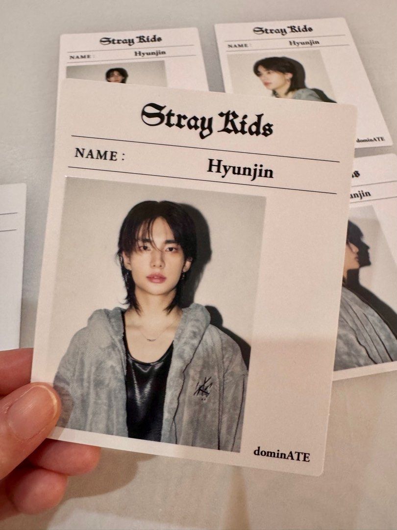 Stray Kids Hyunjin INSTANT PHOTO 『Stray Kids World Tour ＜dominATE