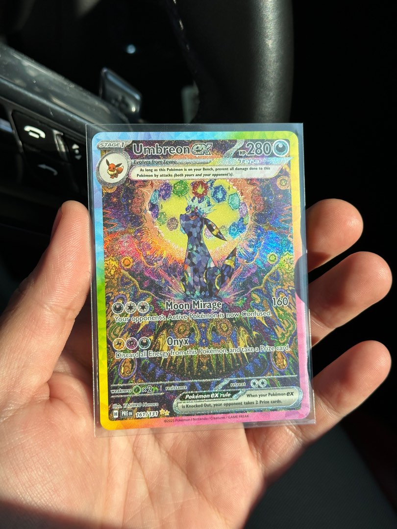 Sv8.5 月亮伊貝161/131 Umbreon ex Pokemon Prismatic