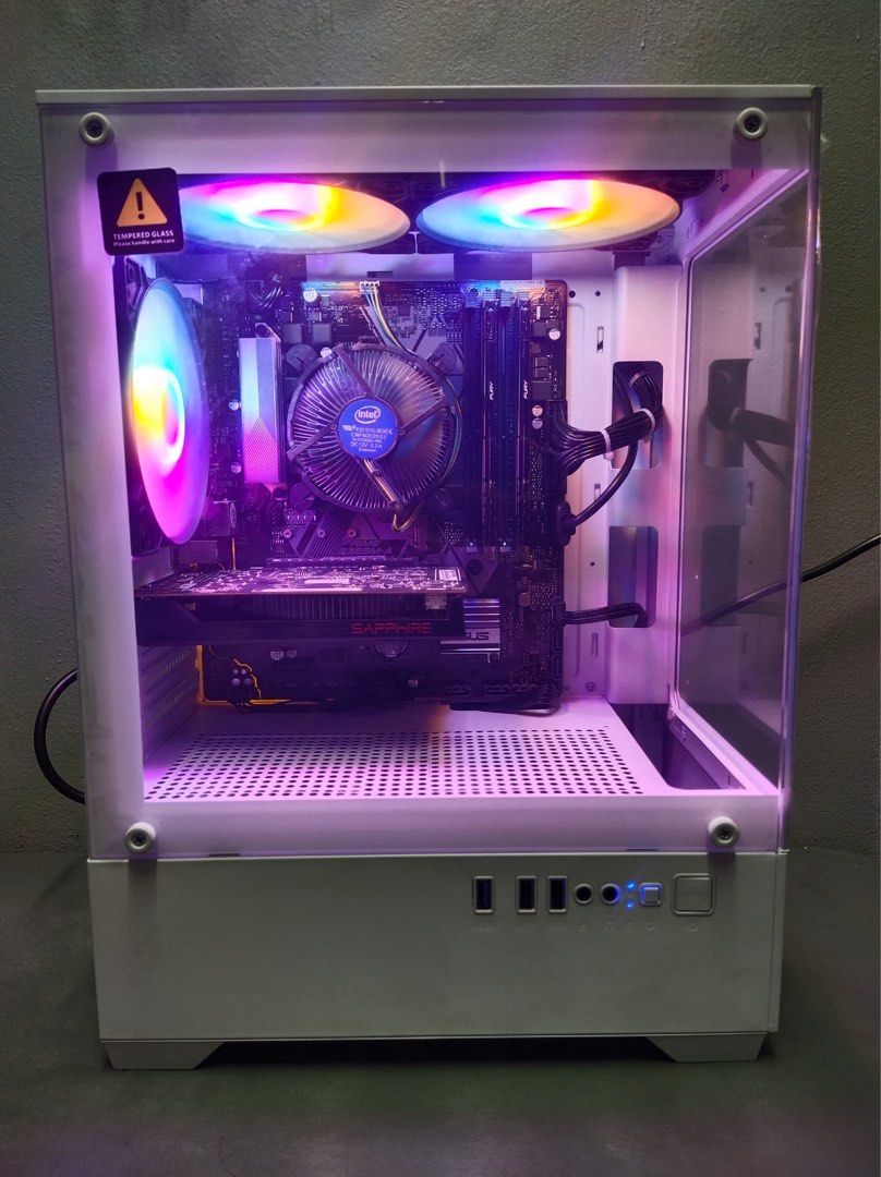 System Unit Set C (Category: Desktops) located in Manila. Submitted by reginejamito (Listing ID 1347856770, Image 1). Description: For sale: System Unit Only‼️ 📣Php13,500 only ✔️FOR PICKUP ONLY IF WITHIN MM‼️ ✔️Plug N’ Play 📌Quick Specs: Processor: i7 8700 Board: Asus Prime B365M-A Memory: 16GB DDR4 3200 Kingston Fury Beast (2x8GB) Storage: Kingspec 240GB Solid State Drive GPU: Radeon RX550 4GB GDDR5 Sapphire Pulse PSU: 1st Player 500w 80+ Bron