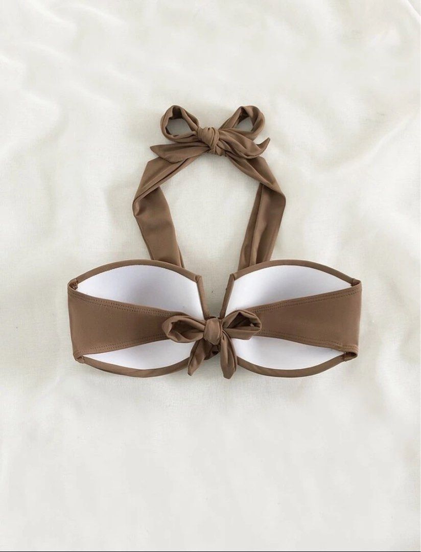 Two piece bikini (Category: Bikinis & Swimsuits) located in Quezon City. Submitted by zhellar (Listing ID 1347887526, Image 2). Description: never been used bikini rfs. wrong size and storage.