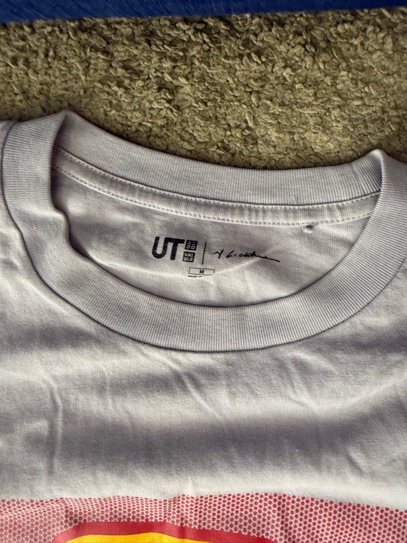 Uniqlo T Shirt (Category: Tshirts & Polo Shirts ) located in Quezon City. Submitted by mx_honey (Listing ID 1347981772, Image 3). Description: Original Uniqlo Gray Shirt Roy Lichtenstein Design Dimensions are found in the pictures. Unit Inches. Flaw: Removable/washable pit stain (from excessive use of deodorant) RFS: Decluttering my brother’s closet Loc: Commonwealth QC MOD: Lalamove or LBC MOP: GCash (Pay as you order) Last price is negotiable .