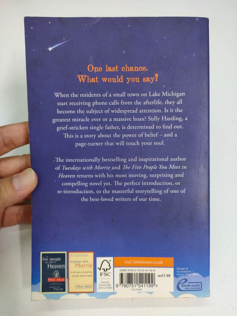 [Used] The First Phone Call from Heaven by Mitch Albom (Inspirational ...
