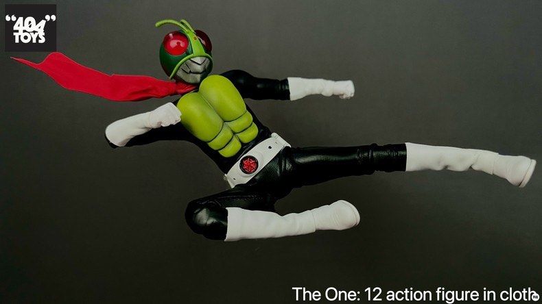 404 toys 1/12 元祖漫畫幪面超人1號kamen rider 拉打figure (非Shf 真