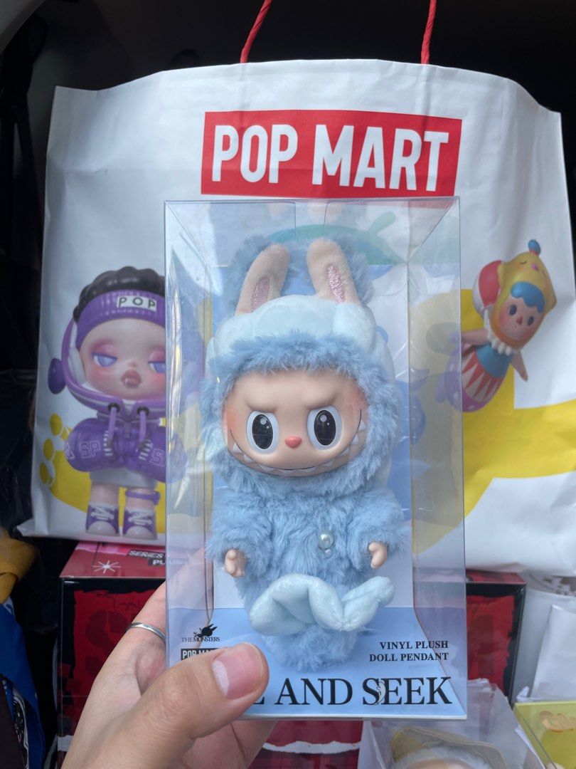 🇸🇬 POPMART LABUBU新加坡限定版魚尾獅搪膠毛絨吊飾✨Singapore Linited Edition HIDE AND SEEK  IN SINGAPORE SERIES Vinyl Plush Doll Pendant