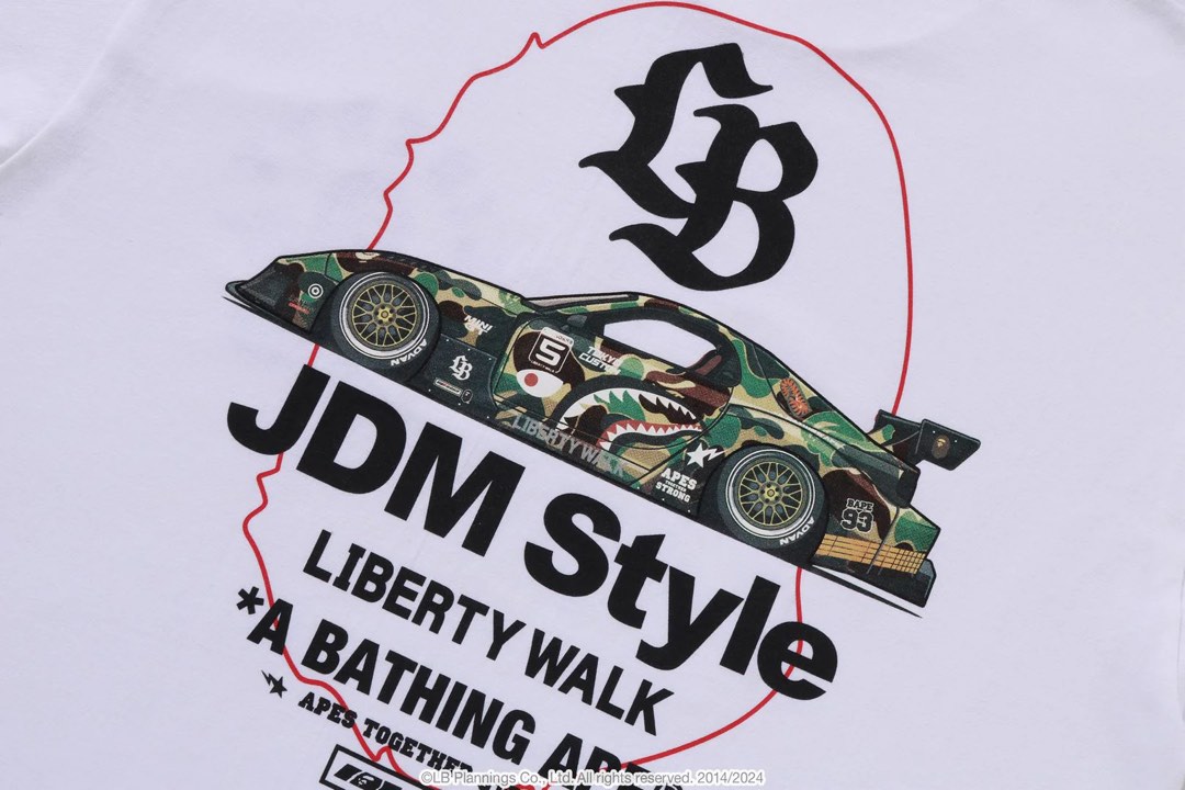 BAPE X LBWK FD CAMO, Men's Fashion, Tops & Sets, Tshirts & Polo Shirts ...