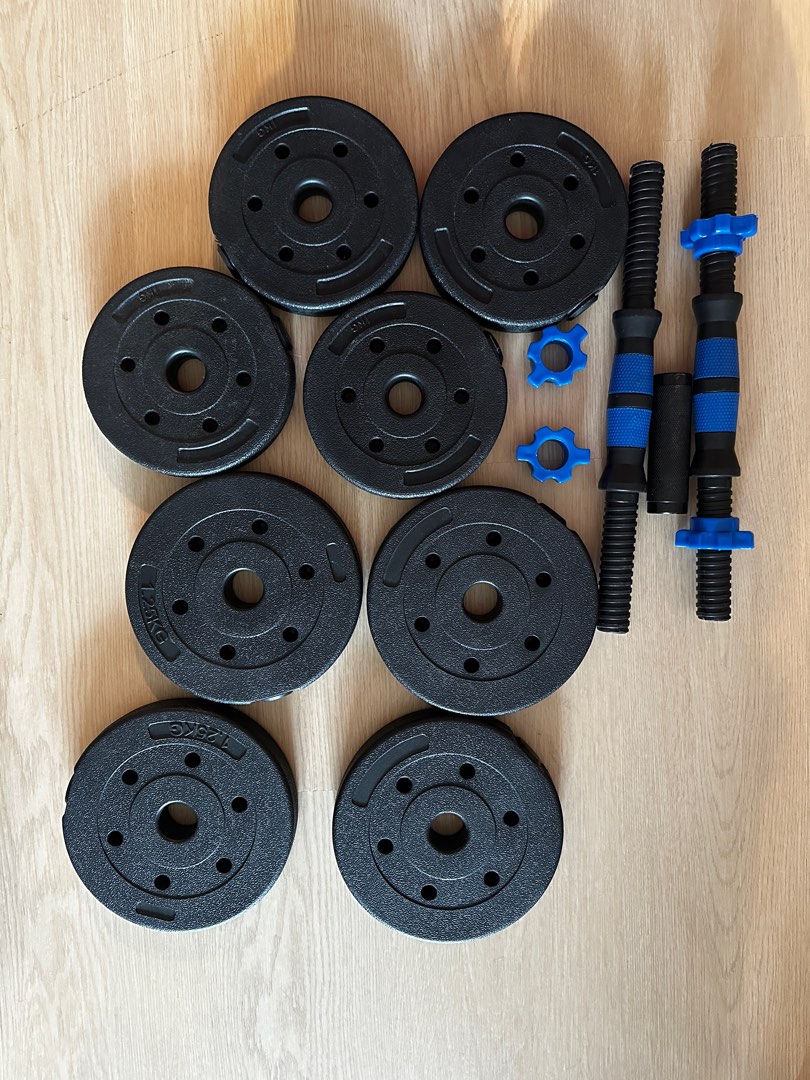 Bodybuilding Dumbbell Kit 10kg, Sports Equipment, Exercise & Fitness ...