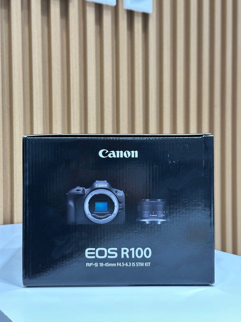 CANON EOS R100 KIT (RF-S 18-44mm) (Category: Cameras) located in San Juan City. Submitted by urbangiz_greenhillsmall (Listing ID 1348063324, Image 1). Description: about this item: The Canon EOS R100 is the most compact and lightweight. camera in the R system. With a burst rate of up to 6.5 frames per second and a resolution of 24.1 megapixels, you can capture beautiful images. The lightweight EOS R100's ability to record video in 4K 25p or HD 12