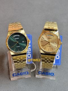 Casio Standard MTP-B146G-3A Green Dial MTP-B146G-9A Gold Dial MTPB146G-3A MTPB146G-9A MTP-B146 MTPB146 35mm Case Diameter 50m Water Resistant Vintage Style Gold Watch Retro Watch 80's Suitable for Men and Women64214308167297110
