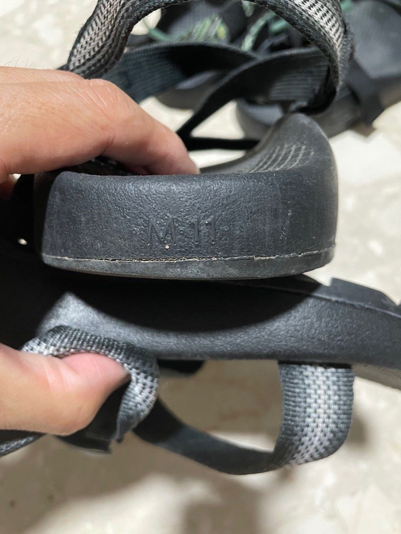 Clearing! (Category: Casual shoes) located in Singapore. Submitted by samolaw (Listing ID 1348154409, Image 3). Description: Authentic Chaco Sandal Size EU 43-44 Condition as shown on photo and no bonding issue Bought from Japan No refund, return once the shoes have sold. Thank you!.