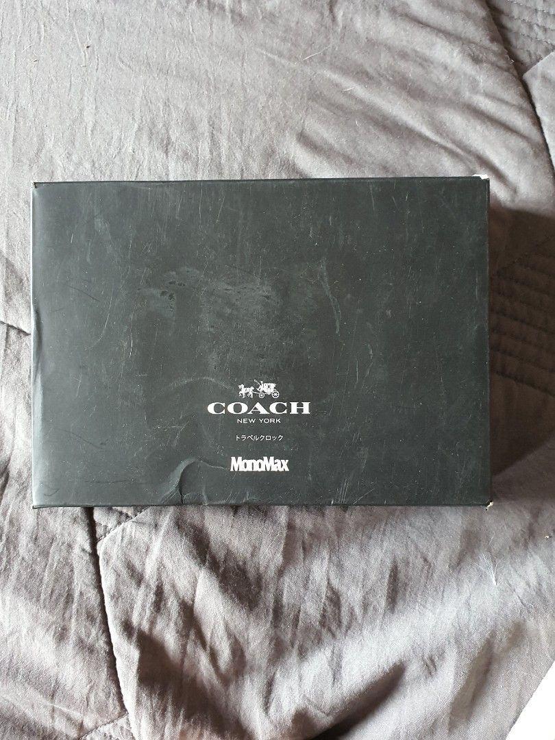 Coach monomax quartz travel clock with alarm (Category: Luxury Watches) located in Paranaque City. Submitted by lemaros (Listing ID 1348055721, Image 3). Description: Preloved just opened coach monomax quartz travel handy clock with alarm..