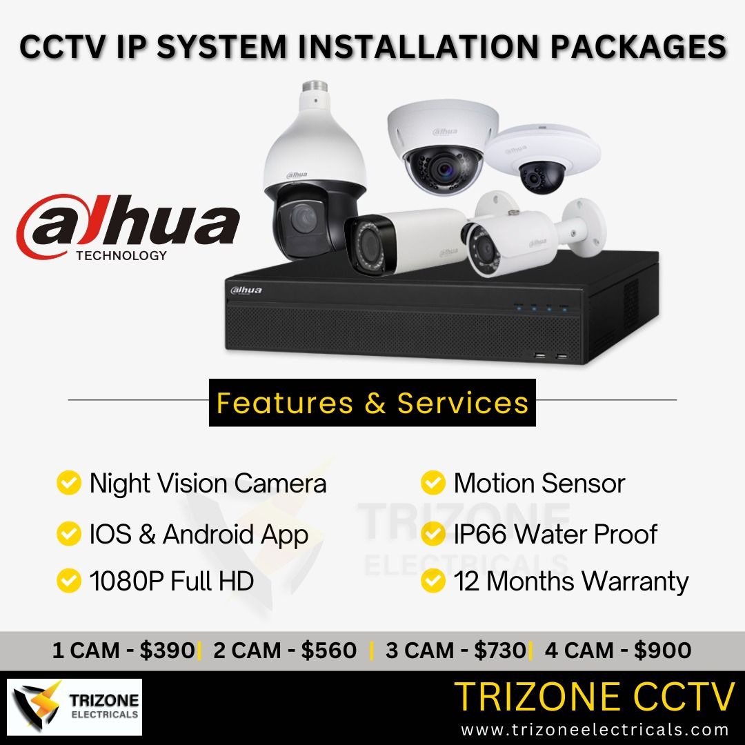 Dahua ip poe cctv System Installation for Home & Office Packages ...