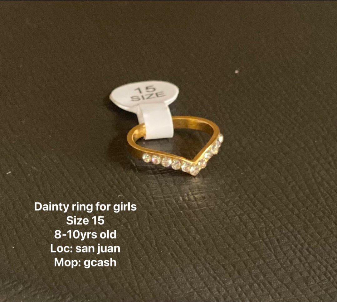 Korean Dainty Ring (7-10) yrs old (Category: Rings) located in San Juan City. Submitted by mcl_stuff888 (Listing ID 1348058419, Image 1). Description: .