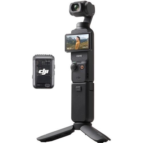 DJI Osmo Pocket 3 Creator Combo (Category: Cameras) located in Quezon City. Submitted by imax12345 (Listing ID 1348043589, Image 2). Description: DJI Osmo Pocket 3 Creator Combo ✅ DJI Osmo Pocket 3 Camera ✅ Battery Handle ✅ Handle with 1/4"-20 Thread ✅ Wide-Angle Lens ✅ DJI Mic 2 Transmitter & Windscreen ✅ DJI Mic 2 Clip Magnet ✅ Mini Tripod, Wrist Strap ✅ Carrying Bag, Protective Cover ------------------------------------------------------------