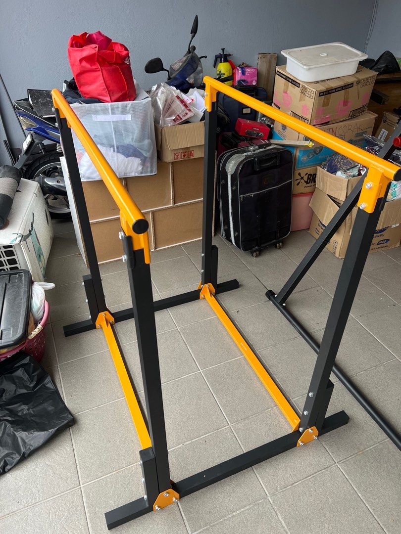 Gymnastics Parallel Bars Double Horizontal Bar Junior Gym Rack Dip ...