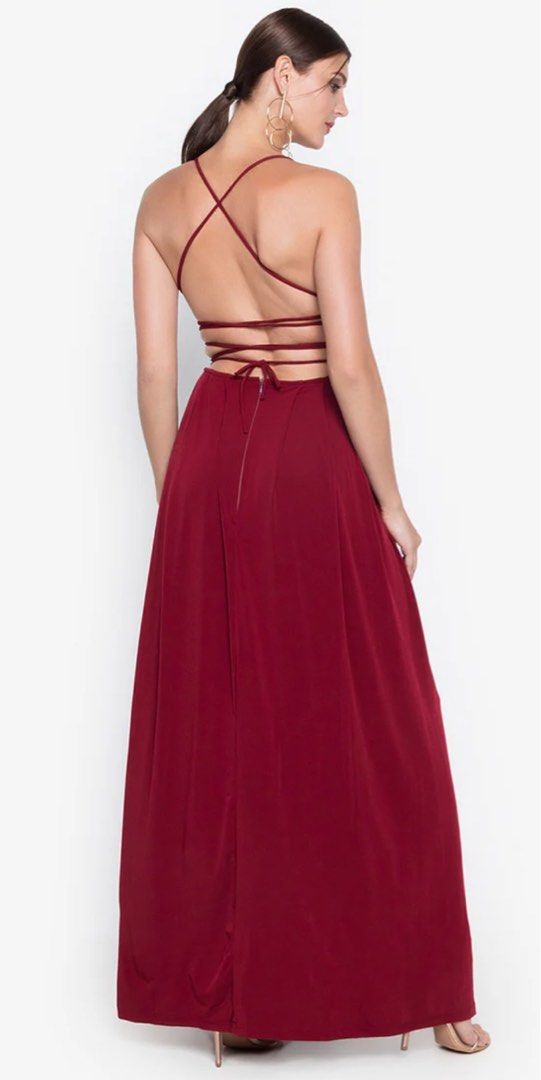 Heather Clothing Multi-Way Maxi Dress (Category: Evening dresses & gowns) located in Pasig City. Submitted by cllnd (Listing ID 1348038394, Image 3). Description: - Solid tone pleated maxi dress with front slit - V-neckline - Unlined - Back zip and self-tie fastening - Gartered waist - 95% Polyester, 5% Spandex.