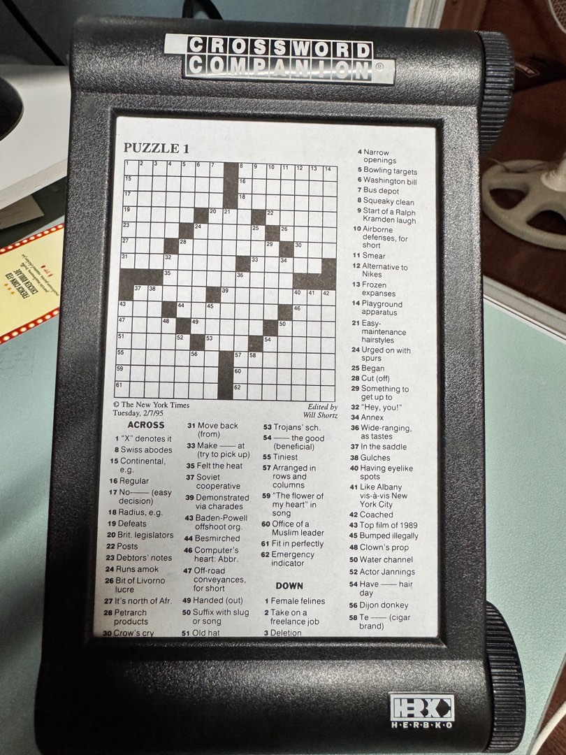 Herbko Companion Crossword Hobbies Toys Toys Games on Carousell