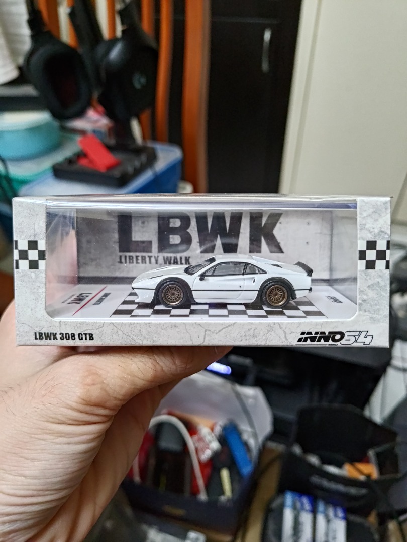 Inno64 LBWK 308 GTB White, Hobbies & Toys, Toys & Games on Carousell