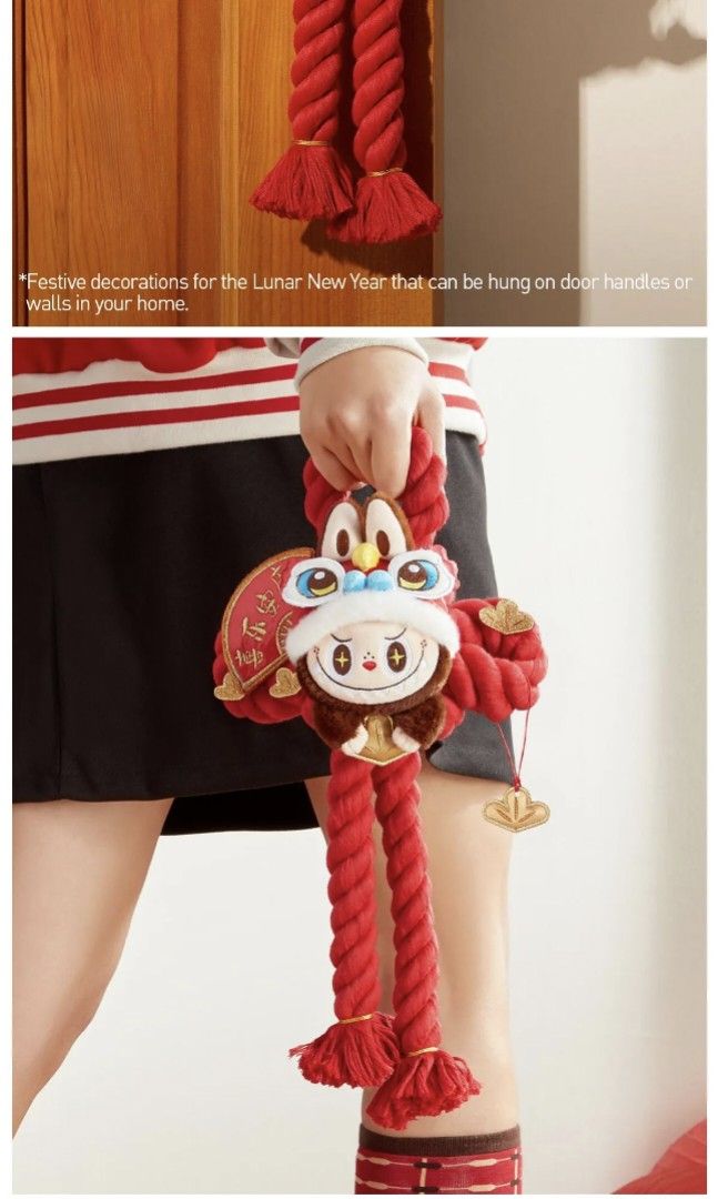 Labubu Lucky CNY 2025, Toys & Collectibles, Toys, Plushies & Soft