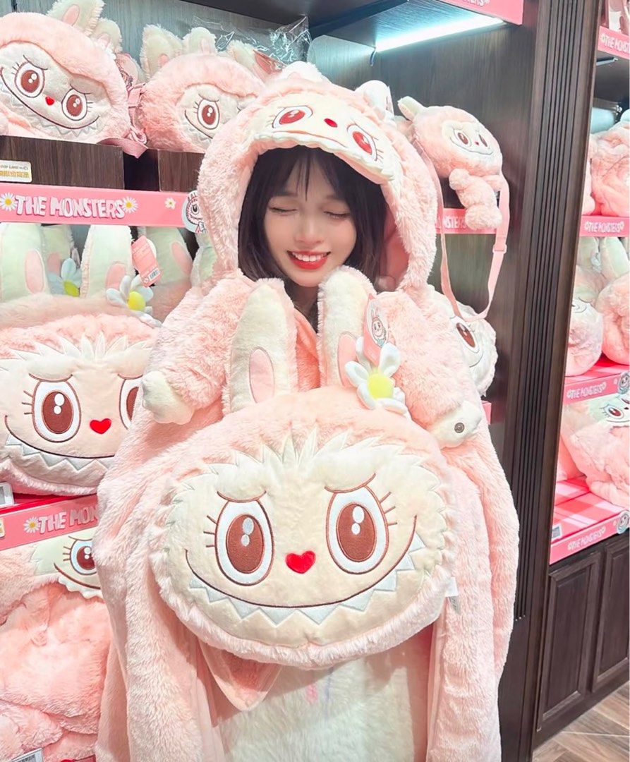 中国限定popland mokoko labubu保温ボトル　ピンク POPMART Labubu MOKOKO Close to Sweet Pendant ピンク/関送込