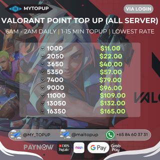 Valorant points For Sale | Video Gaming | Carousell Singapore