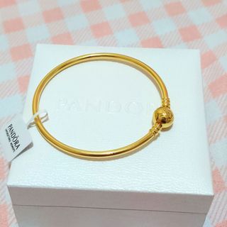 Pandora classic gold bangle Pandora gold