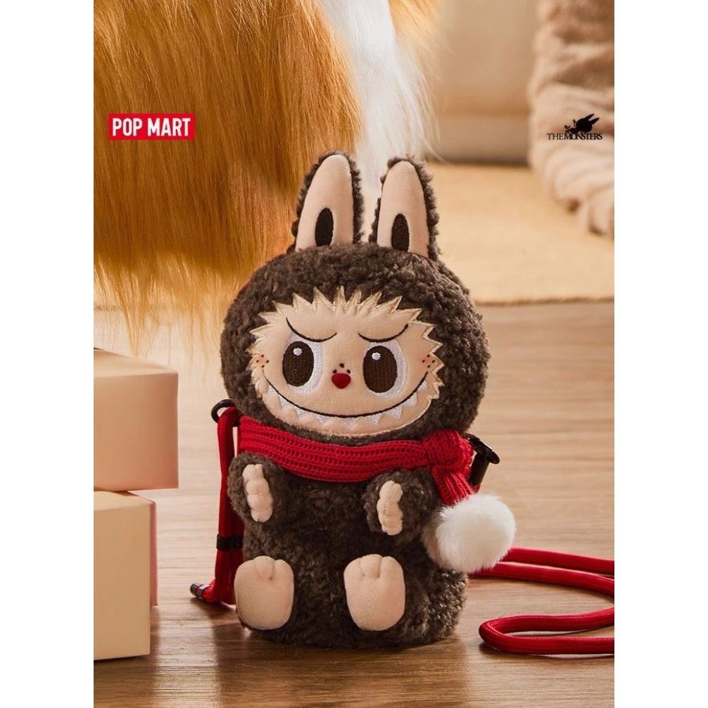 POP MART 泡泡瑪特 THE MONSTERS 拉布布 labubu 手機斜挎包, 她的時尚, 包包、錢包, 肩背、側背包在旋轉拍賣