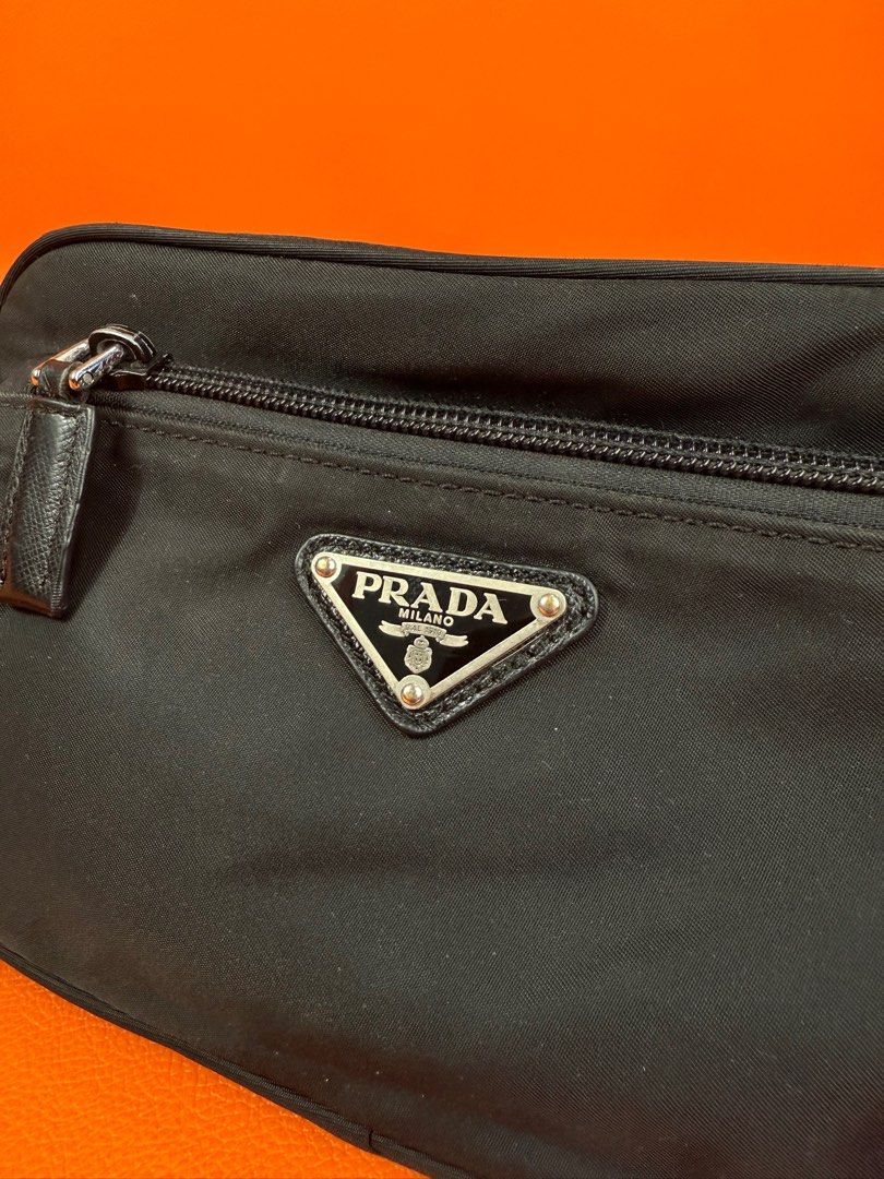 Prada beltbag (Category: Luxury Bags & Wallets) located in Binalonan. Submitted by sheenaluxarchive (Listing ID 1348126252, Image 2). Description: Rank A condition No major flaws Small size adjustble strap Ganda pa.