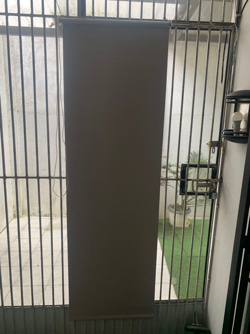 Roller Blackout Blinds Rush Sale (Category: Curtains & Blinds) located in Caloocan City. Submitted by samuelde.guzman (Listing ID 1348053101, Image 1). Description: Roller Blackout Blinds For Sale! Color: Beige Size: 55W cm x 175L cm or Size: 21W inch x 68L inch Price: ₱300 (1pc only) Interested, pls. txt at 09054208647.