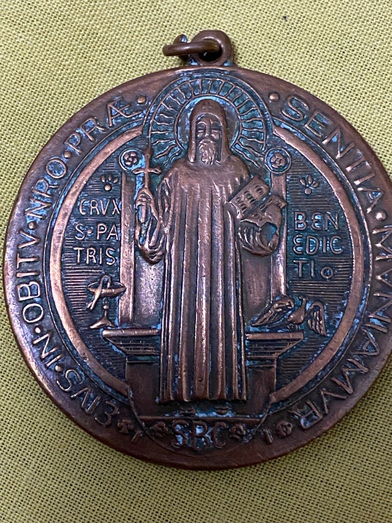 St. Benedict Medal (Category: Religious Items) located in Manila. Submitted by tonyyy28 (Listing ID 1348190655, Image 1). Description: Message your offer. Thank you!.