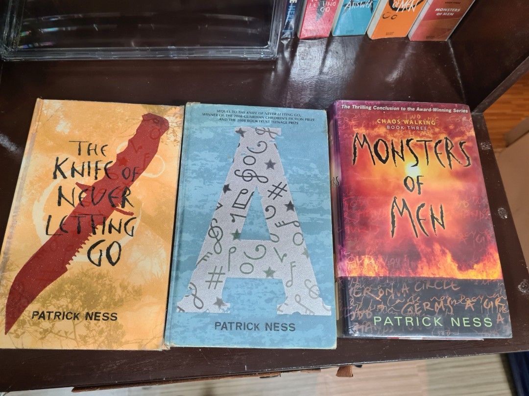 The Chaos Walking Trilogy by Patrick Ness - Hardbound (Category: Storybooks) located in Quezon City. Submitted by jamscorner (Listing ID 1348045361, Image 3). Description: for sale! take all for PHP 800 the chaos walking trilogy by patrick ness - the knife of never letting go - the ask and the answer - monsters of men HARDBOUND mop: gcash/bdo/seabank/cash mod: lalamove/jnt/meetup loc for meetups: qc / south caloocan / mandaluyong (on saturdays) t