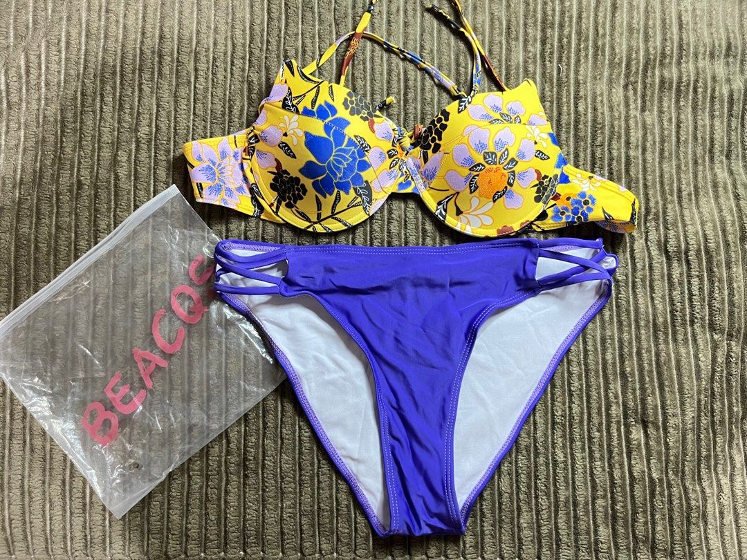 Repriced! Two Piece Swimwear Large (Category: Bikinis & Swimsuits) located in Cebu City. Submitted by itsmegeecebu (Listing ID 1348088555, Image 2). Description: Summer is waving! 👙🏖️ Brand New Swimmies Size:LARGE Can ship via J&T / SF is 90.