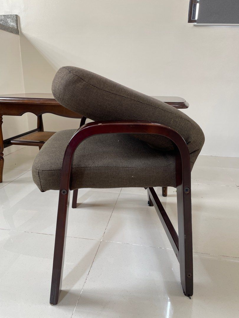Unique Kids Chair (Category: Chairs) located in Manila. Submitted by milamarie (Listing ID 1348204746, Image 2). Description: One of a kind kids chair with foldable back rest. 1. Kids chair 29x 21 inches , foldable back rest- 🏷️Php 2,500 2. Wooden Canadian dining chairs (2 pcs) 34x 17 inches 🏷️Php 4,500 Pick up location: Las Pinas City Rfs: Decluttering Crossposted. Priority who can pay and pick up asap..