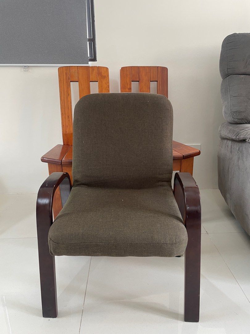 Unique Kids Chair (Category: Chairs) located in Manila. Submitted by milamarie (Listing ID 1348204746, Image 1). Description: One of a kind kids chair with foldable back rest. 1. Kids chair 29x 21 inches , foldable back rest- 🏷️Php 2,500 2. Wooden Canadian dining chairs (2 pcs) 34x 17 inches 🏷️Php 4,500 Pick up location: Las Pinas City Rfs: Decluttering Crossposted. Priority who can pay and pick up asap..
