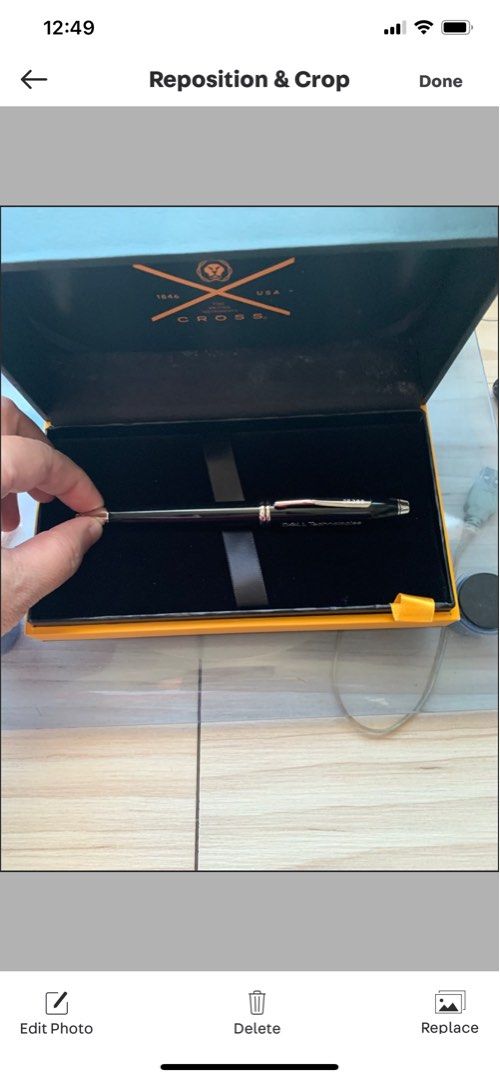 US Cross Brand Ballpoint Pen (gift from company so got company logo ...