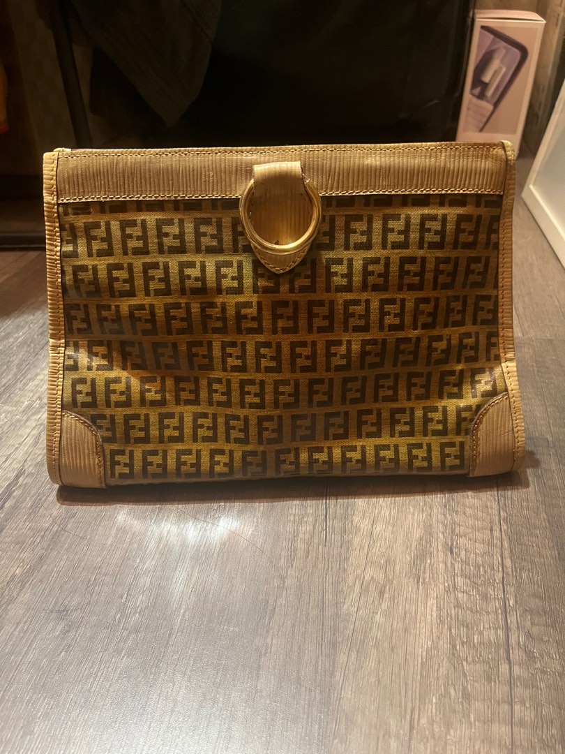 Fendi Vintage Oversized Clutch Bag