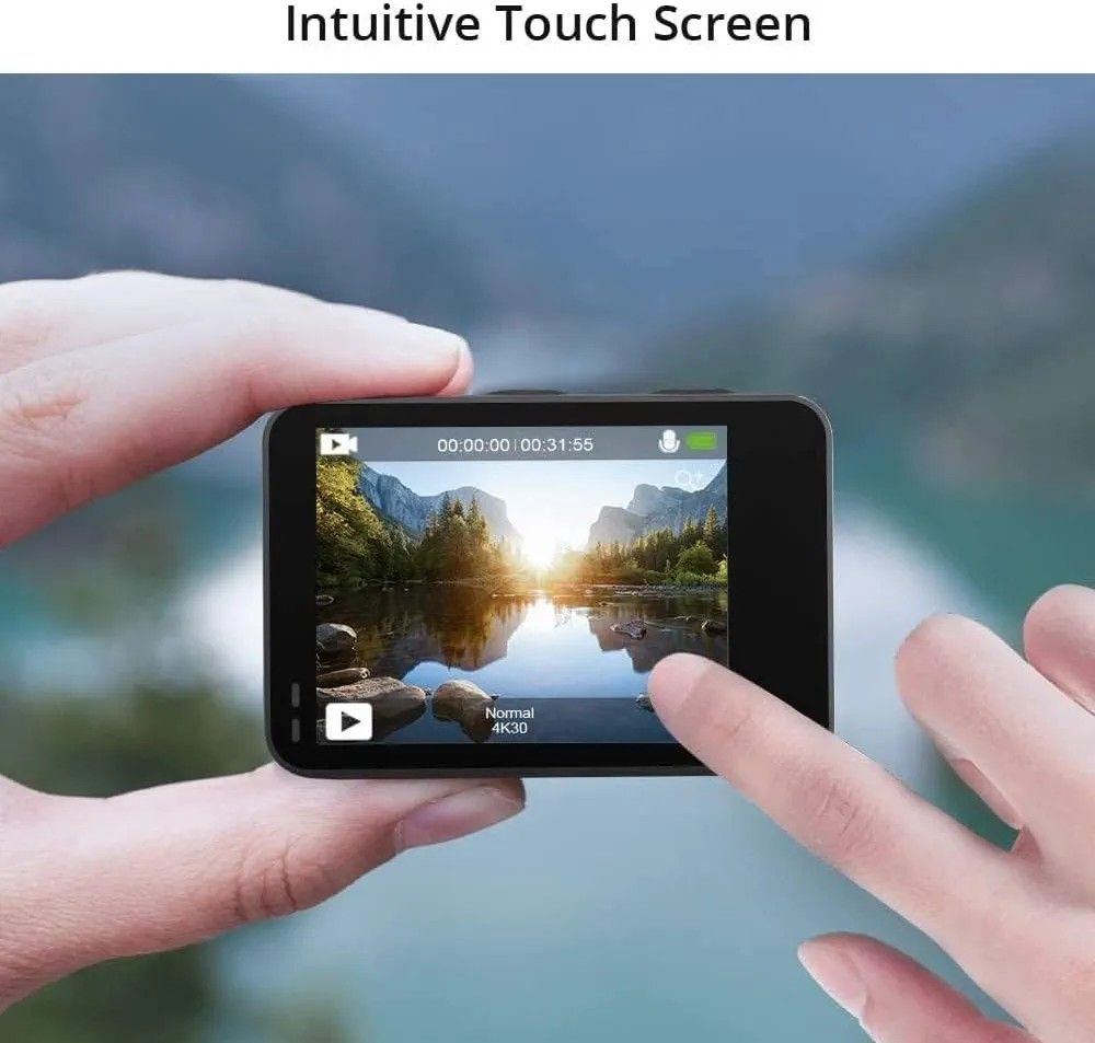 AKASO Brave 7 LE 4K30FPS 20MP WiFi Action Camera with Touch Screen EIS 2.0 Zoom Remote Control 131 Feet Underwater Camera with 2X 1350mAh Batteries Support External Microphone Vlog Camera62863066421251112