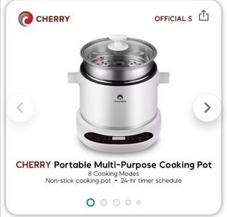 Brand new Cherry multipurpose cooking pot