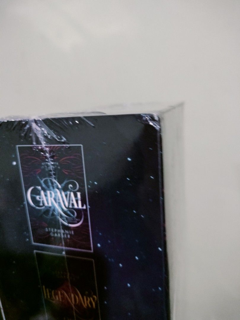 Caraval Series Bookset by Stephanie Garber (Category: Storybooks) located in Tuguegarao City. Submitted by potaetonim (Listing ID 1348401969, Image 3). Description: brand new sealed hardback minor dents due to shipping.
